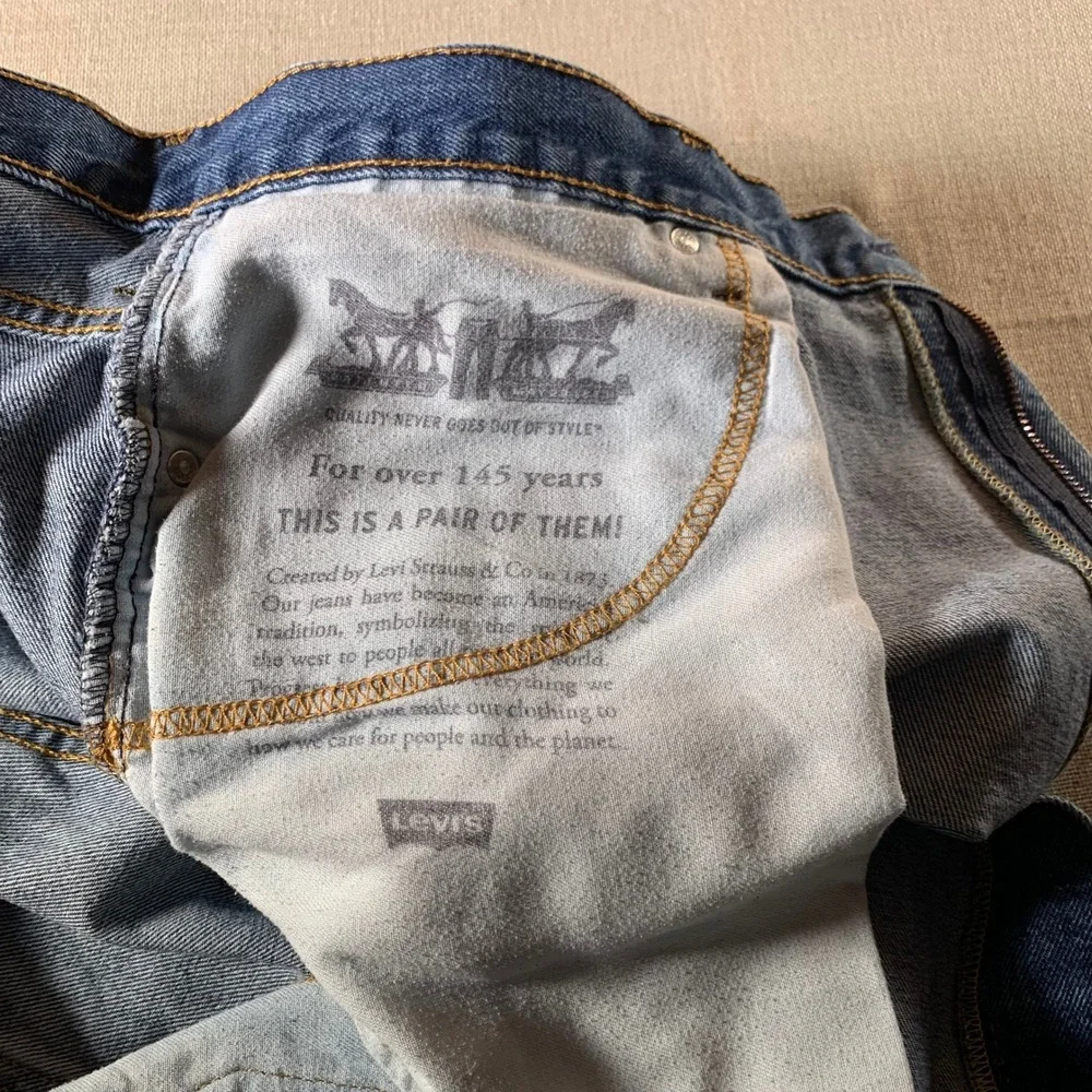 Levis 550 Relaxed Fit Jeans Mens W44‎ L32 Fits 30 Blue Denim